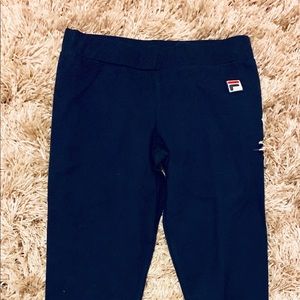 Knit athletic leggings